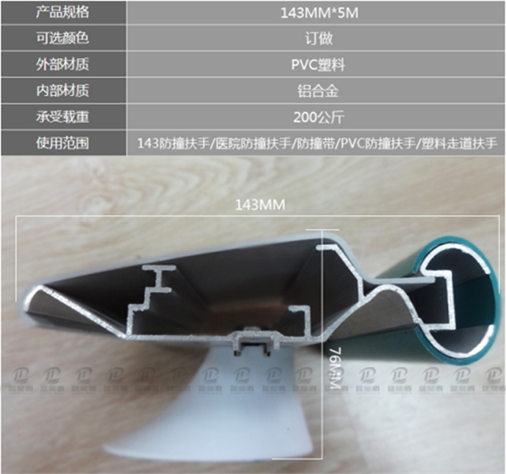 醫院走廊無障礙扶手