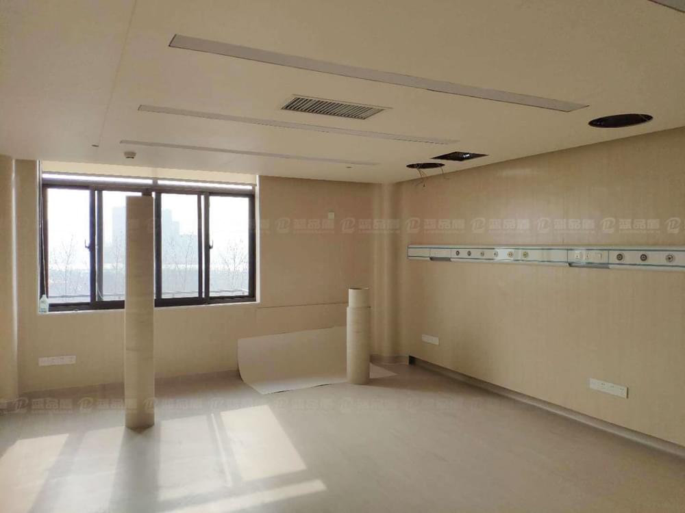 【江西】南昌平安檢測中心木紋色樹脂板安裝效果圖