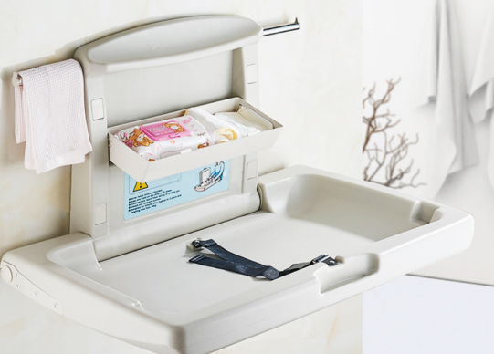 藍品盾衛生間嬰兒護理臺 藍品盾衛生間嬰兒護理臺